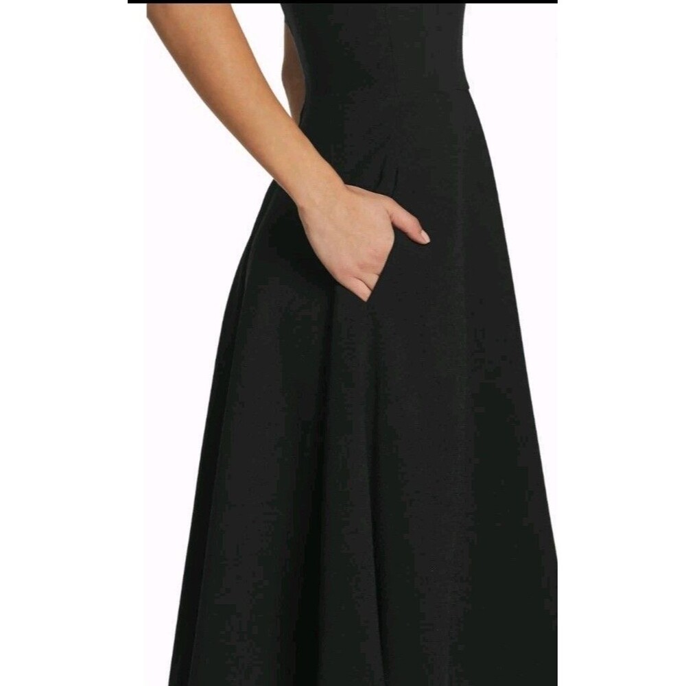 Dress The Population Catalina Fit & Flare Cocktail Dress Black Capsule Piece S - Picture 14 of 14